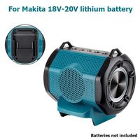 HIFI Tragbarer Lautsprecher Setreo Bluetooth Speaker für Makita 18/20V Li-ion Batterie