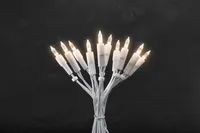 Konstsmide - LED Lichterkette, mit an/aus Schalter , 35  warm weiße Dioden, 230V, Innen, weißes Kabel; 6302-102