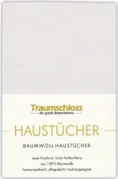 Traumschloss Betttuch Haustuch 240 x 260 cm silber aus 100% Baumwolle, ohne Gummizug