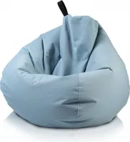 Ecopuf, Sessel Outdoor Oscar, Farbe: Grau-Blau