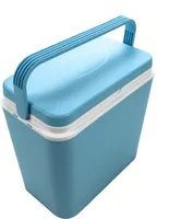 Kühlbox, Volumen 24 Liter, mit Tragegriff, Warmhaltebox, Isolierbox, für 6x2 Liter Flaschen, hält Temperatur ca. 8 Std.