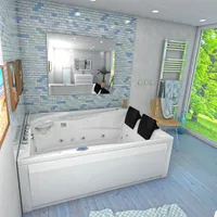Whirlpool Pool Badewanne  Wanne W12H-TH-A 135x180cm