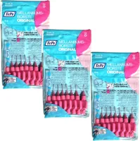 3x8 TePe Original Interdentalbürsten - 0,4mm pink