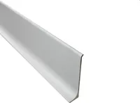Alu Sockelleiste Fußbodenleisten eloxiert silber L200cm H60mm matt