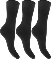 Dámske ponožky, 3-pack W355 (37-42 EUR) (čierne)