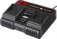 TOOLCRAFT TO-7165920 ALG-1100 Doppelladegerät 20 V 4,5 A