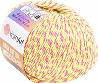Yarn Art Baby Baumwolle Multicolor 5215 Pink Green Strickgarn