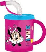 Trinkbecher Minnie 210ml mit Strohhalm