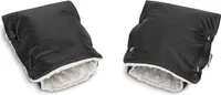 SENSILLO Kinderwagen Handwärmer Handschuhe Kinderwagen Handmuff - Schwarz