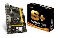 Biostar B450MH - AMD - Buchse AM4 - AMD A,AMD Ryzen - 105 W - DDR4-SDRAM - DIMM