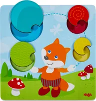 HABA 305346 Puzzle Fuchs Fühlpuzzle 4 Teile ab 1 Jahre