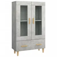 vidaXL Deska barowa beton szara 70x31x115 cm materiał drewnopochodny