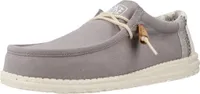 Hey Dude Wally Linen Natuirally Leinenschuh Grau