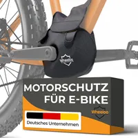 WHEELOO Ebike Motor Schutzhülle aus Neopren I für waagerechte Motoren I Fahrradträger Transportschutz I Motorschutz Abdeckung als Regenschutz I zB. fü