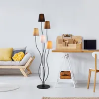 Opviq, Bonibon- Bonibon FLG, Bunt, Stehlampen, 44 x 44 x 160 cm, Metallkörper