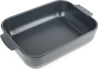 Peugeot rechteckige Auflaufform Appolia, Ofenform, Keramik, Schiefergrau, 32 cm, 60060