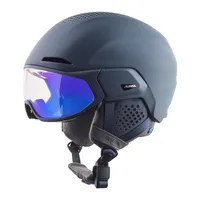 Alpina ALTO V Skihelm Snowboardhelm mit Visier ink matt A9238 : 59 - 63 cm Grösse - Helme: 59 - 63 cm