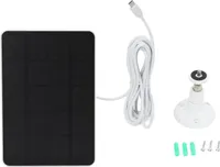 5 V 4W Solarpanel Monokristal Silizium niedriger Stromverbrauch Ladegerät Weiß für Sicherheitsschutzüberwachung