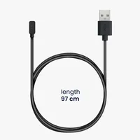 kwmobile USB Kabel Charger kompatibel mit Xiaomi Redmi Watch 2 Lite / Mi Band 8 Ladekabel - Smart Watch Ersatzkabel - Fitnesstracker Aufladekabel in