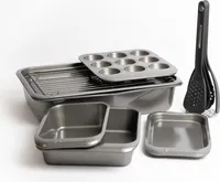 MasterClass Backformen Set Antihaftbeschichtet 7 Stück, 5 Stück Nesting Tool Set