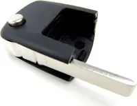 Schlüssel Klappschlüssel Gehäuse Hülle + Schlüsselrohling für VW Seat Skoda