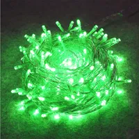 10M 100LEDs, 8 Lichtmodi, IP44 Wasserdichte LED Weihnachten Lichterkette, Außen Garten Streifen Licht, Innendeko Licht, Party Beleuchtung, Grün