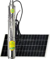 Solárne vodné čerpadlo, výkon 750 W, maximálny prietok 2000 litrov/hodinu, 48Valebo60V, 750W