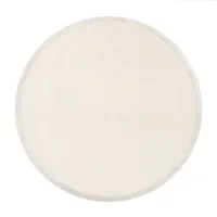 TT Home Krabbelmatte Babyzimmer Teppich Spielmatte Kinder Unifarben Rutschfest Flauschig Größe 160 cm Rund