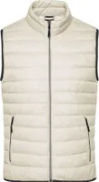 Leichte Daunenweste im klassischen Design off-white/off-white, Gr. M