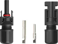 Solar Verlängerungskabel Kabel für Solarmodule Solarkabel Stecker 1500V 4mm² 6mm²Kabelquerschnitt:6mm²;Länge:1x Steckerpaar