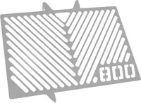 Kryt chladiča ZIEGER kompatibilný s Triumph Tiger 800 / XC BJ 2010-18 dizajnové logo strieborná
