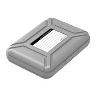 3,5-Zoll-Antistatik-Festplatten-Antriebsbox-Schutzhülle HDD Externe Gehäuse-Grau
