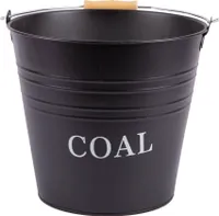 Blackspur Kohleeimer aus Gusseisen – 12 l – Schwarz