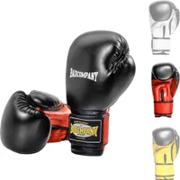 Boxhandschuhe aus Kunstleder mit Belüftungssystem : rot 12 Unzen (oz) Farbe: rot Unzenangabe: 12 Unzen (oz)