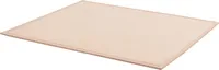 Juskys Krabbelmatte Spielmatte Krabbeldecke 220x180 cm Samtmatte Teppich für Kind, Baby, Yoga - rutschfest, weich Kinderteppich Spielteppich in Beige