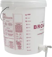 Browin Gärbehälter Mit Aufdruck Und Deckel, 15 L