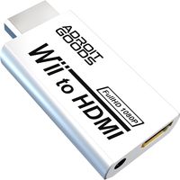 AdroitGoods Adaptér Wii na HDMI - prevodník - vrátane 3,5 mm konektora Jack - 1080P Full HD