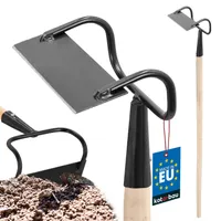 KOTARBAU® Gartenhacke Rechteckform Pflanzhacke Kacke mit Holzstiel 120 cm