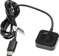 vhbw USB Ladekabel kompatibel mit Apple Watch 1, 2, 3, 8, 6, 7, 4, SE 1, 5, SE 2, 9, 10 Smartwatch Fitnesstracker - Dockingstation Schwarz, 98 cm