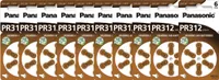Panasonic 10x Gr. 312 Hörgerätebatterien 6er Blister PR41...
