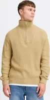 !Solid SDNalle Herren Strickpullover Troyer Grobstrick Pullover mit Troyerkragen Rippbündchen 100% Baumwolle Relaxed fit