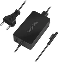 LogiLink Netzteil für Surface Notebooks 44 Watt schwarz