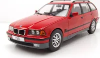 BMW 320i E36 Touring 1995 rot, MOD18154, Maßstab1/18, MODELCAR
