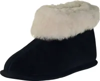 Extra dicke Lammfellschuhe mit Ledersohle in 2 Farben