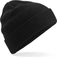 Beechfield Baumwolle Beanie RW7085 (Einheitsgröße) (Schwarz)