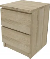 Nachttisch Eiche sonoma 30 cm 2 Schubladen