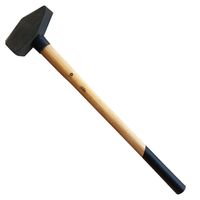 Schlosserhammer 3 - 4 - 5 kg Holzstiel Hammer Vorschlaghammer Stielschutz 4 kg