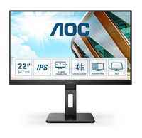 AOC 22P2DU - LED-Monitor - 54.6 cm (21.5") - 1920 x 1080 Full HD (1080p)