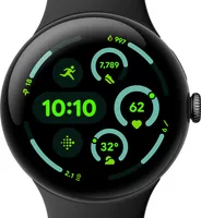 Google Pixel Watch 3 AMOLED 45 mm Digitálny dotykový displej 4G čierny WLAN GPS