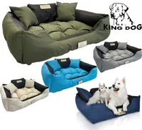 Hundebett Hundekissen Katzenbett KINGDOG Wasserdicht Grün Größe 3XL 145x115